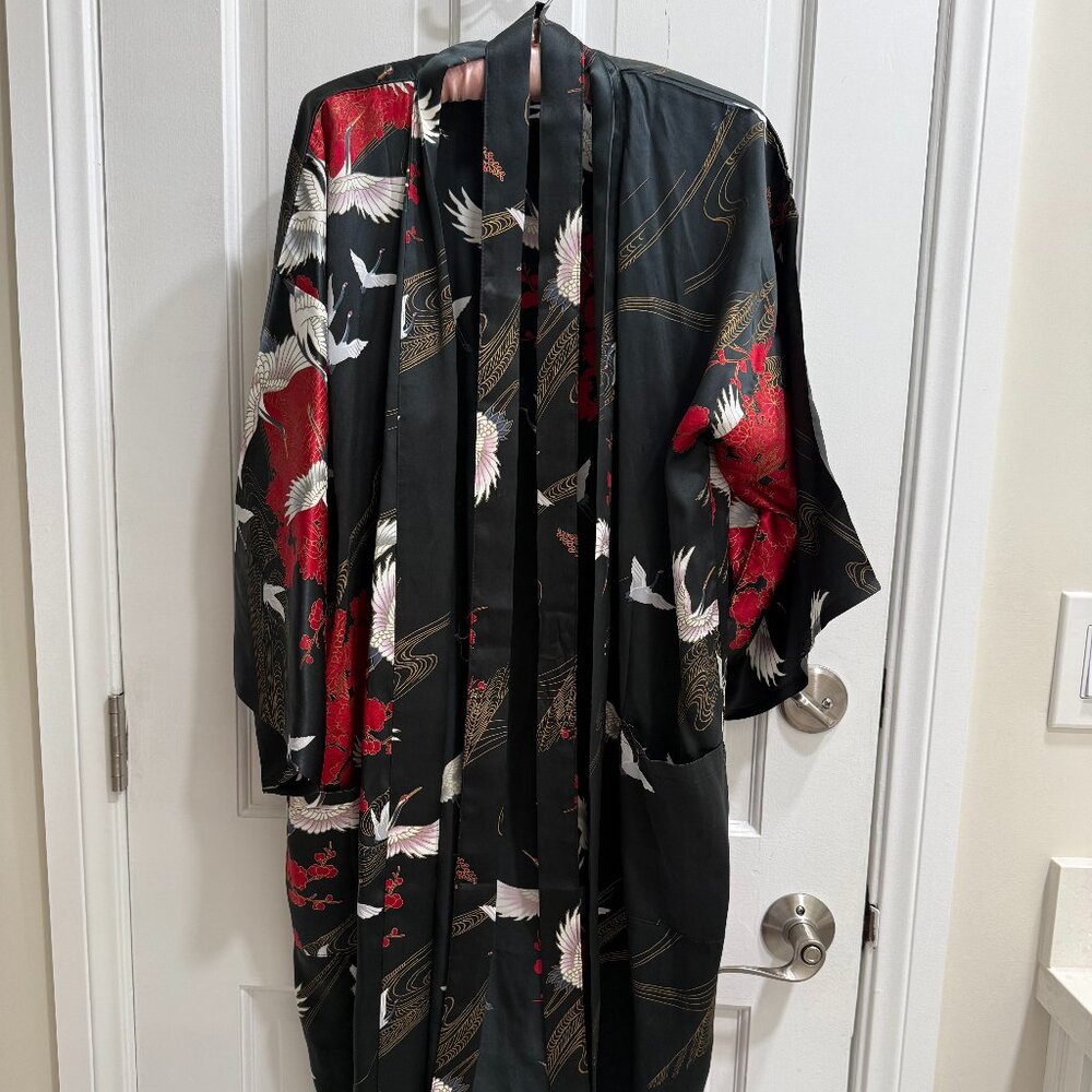 Exclusive Satin Japanese Robe